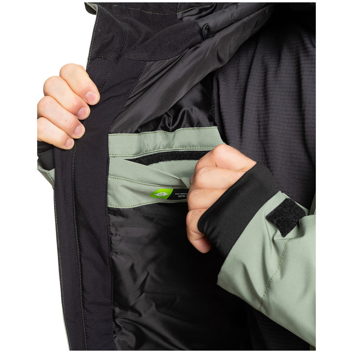 Quiksilver Mission Solid Jacket - Men's Sea Spray