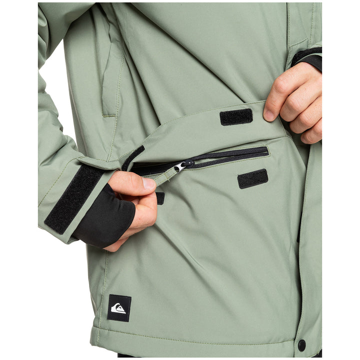 Quiksilver Mission Solid Jacket - Men's Sea Spray