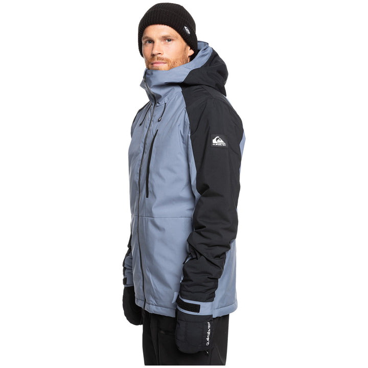 Quiksilver Mission Block Jacket - Men's Flint Stone