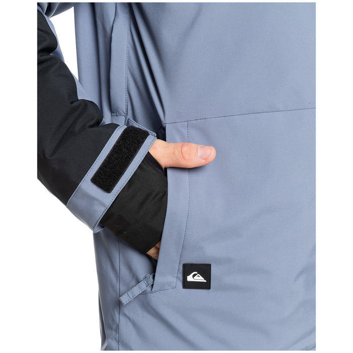 Quiksilver Mission Block Jacket - Men's Flint Stone