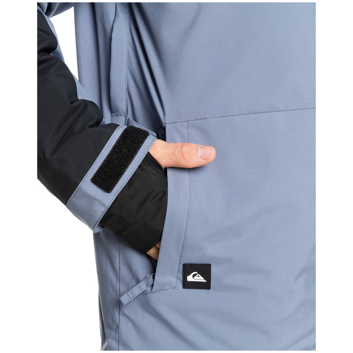 Quiksilver Mission Block Jacket - Men's Flint Stone