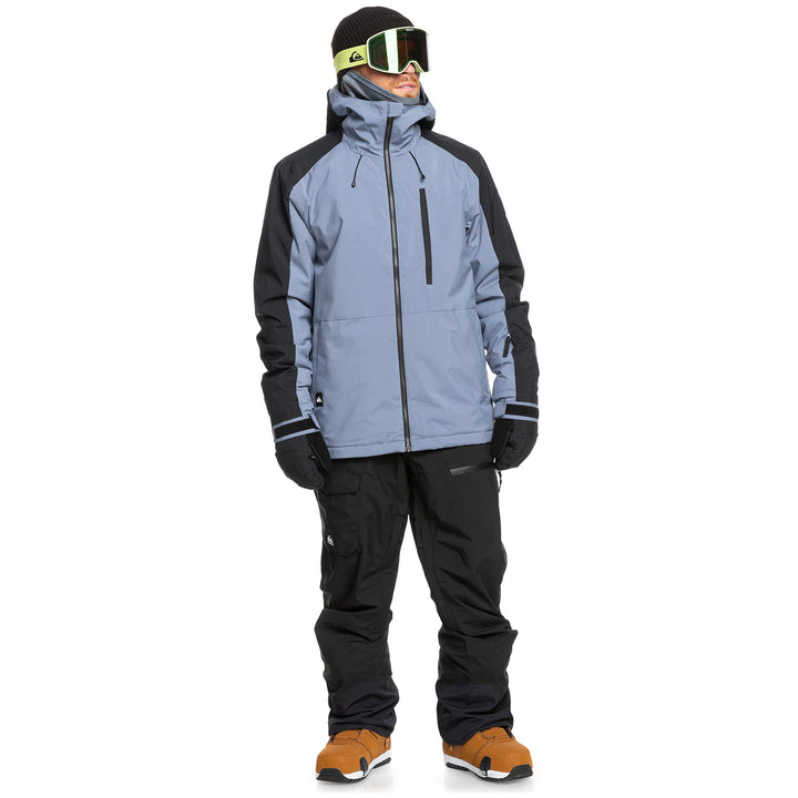 Quiksilver Mission Block Jacket - Men's Flint Stone
