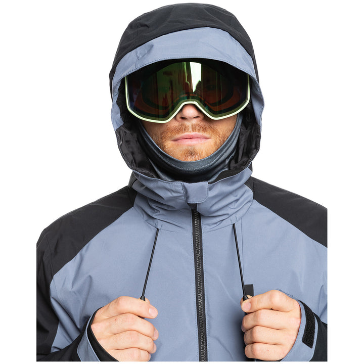 Quiksilver Mission Block Jacket - Men's Flint Stone