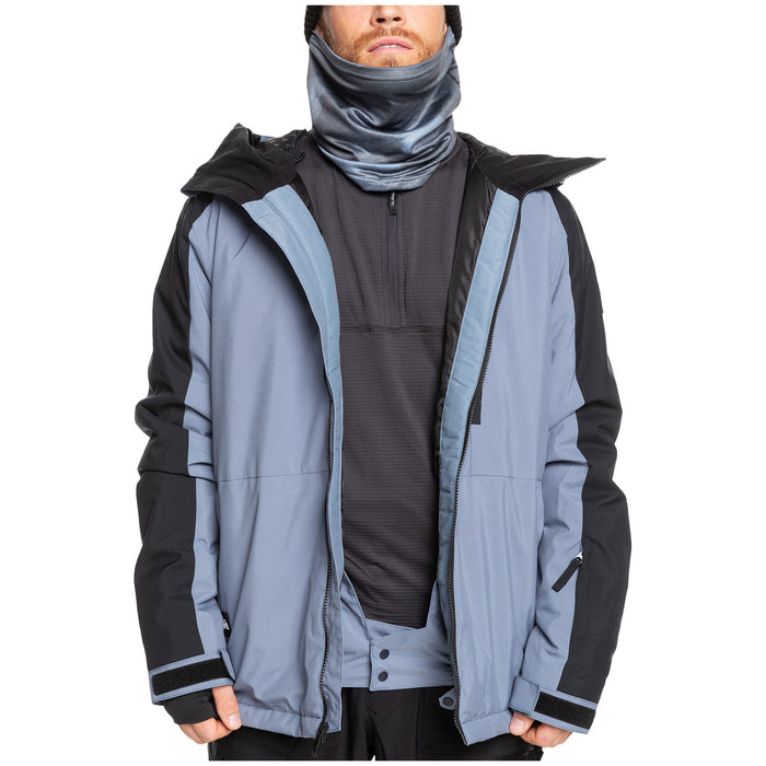 Quiksilver Mission Block Jacket - Men's Flint Stone