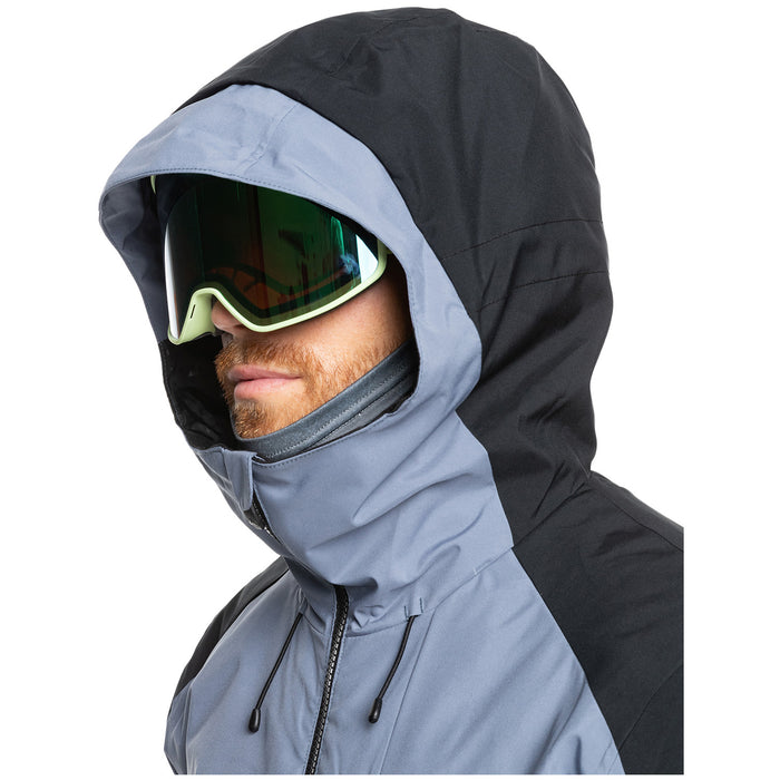 Quiksilver Mission Block Jacket - Men's Flint Stone