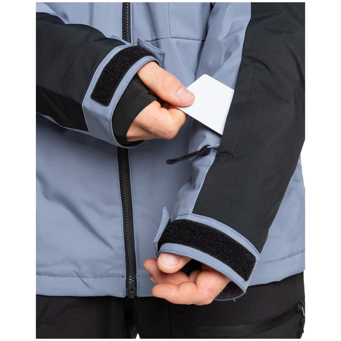 Quiksilver Mission Block Jacket - Men's Flint Stone