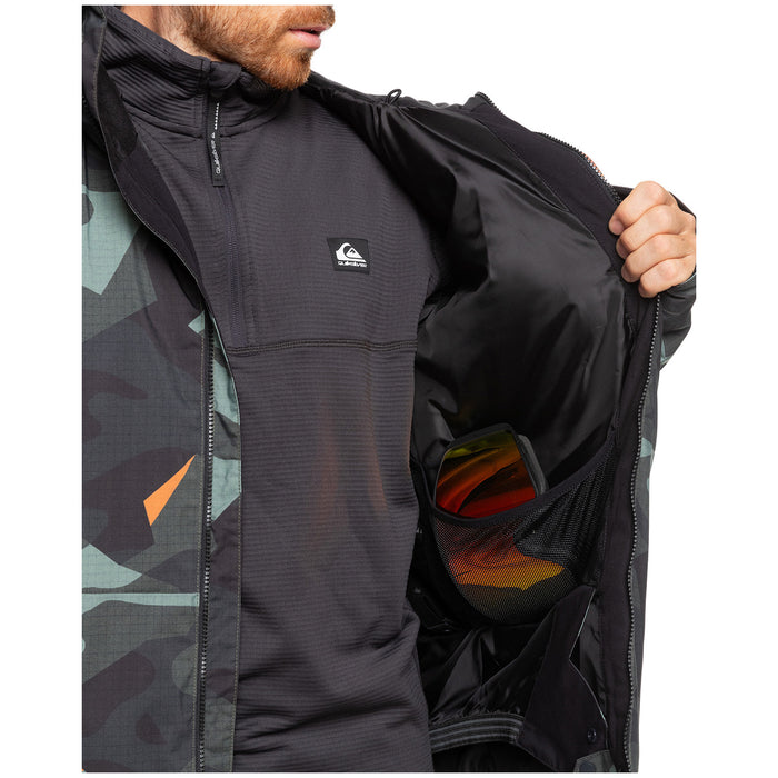 Quiksilver Mission Printed Jacket - Men's Sea Spray Slub Chambray