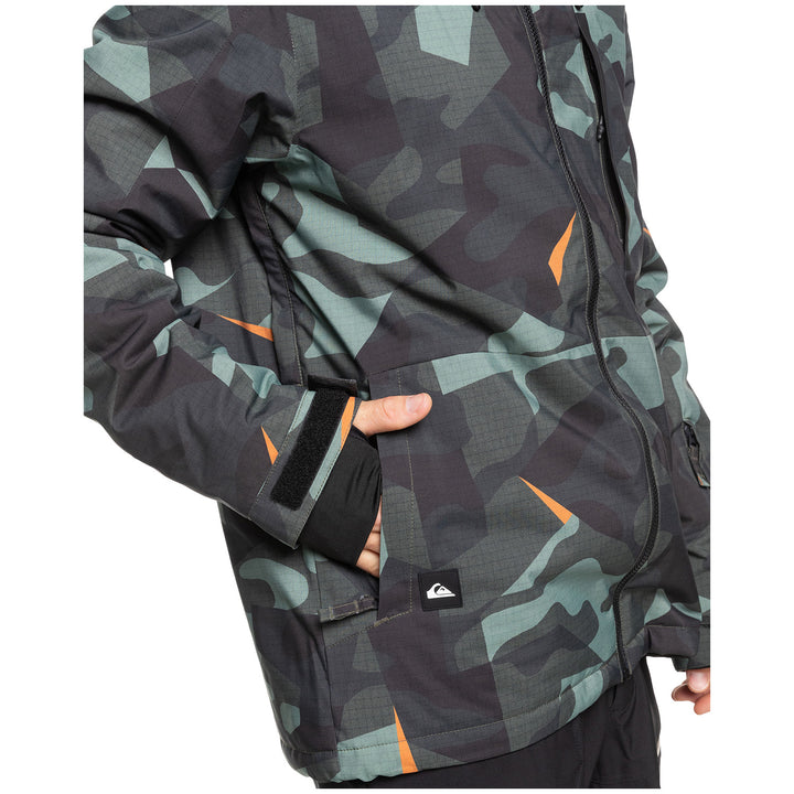 Quiksilver Mission Printed Jacket - Men's Sea Spray Slub Chambray