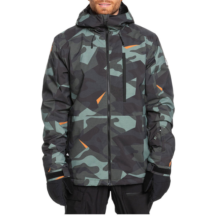 Quiksilver Mission Printed Jacket - Men's Sea Spray Slub Chambray