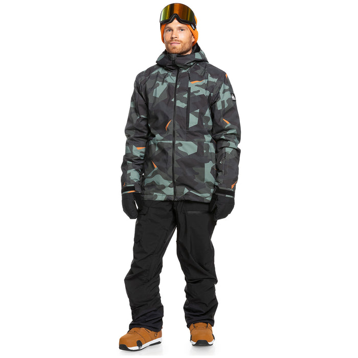 Quiksilver Mission Printed Jacket - Men's Sea Spray Slub Chambray