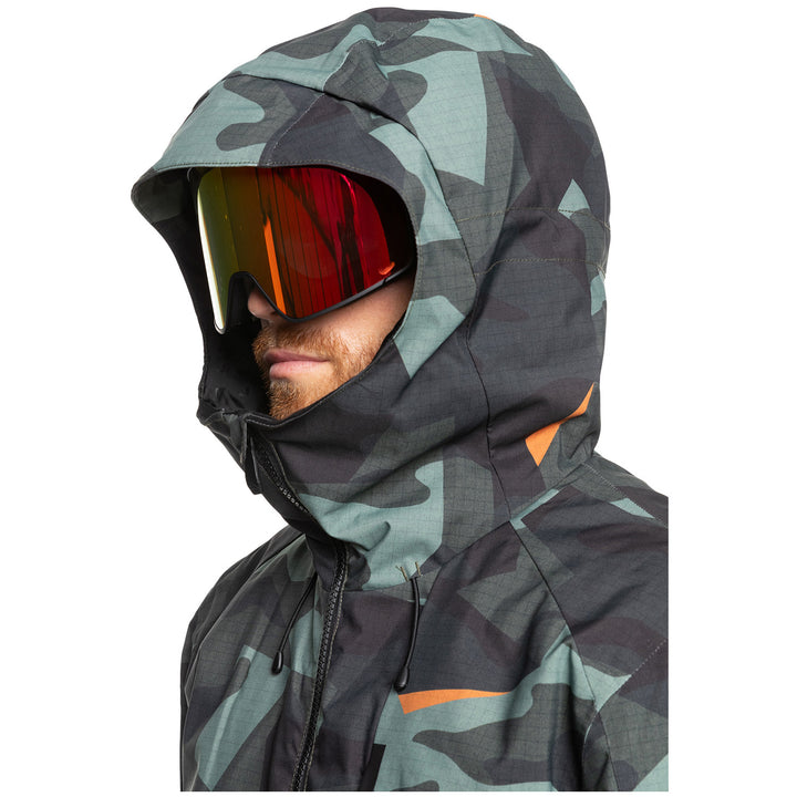 Quiksilver Mission Printed Jacket - Men's Sea Spray Slub Chambray