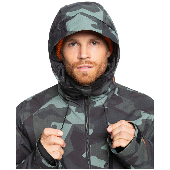 Quiksilver Mission Printed Jacket - Men's Sea Spray Slub Chambray