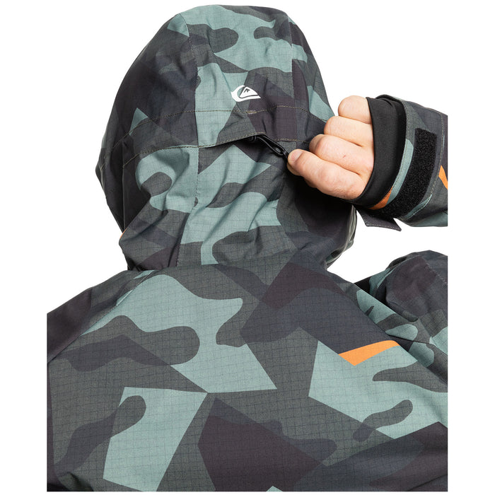 Quiksilver Mission Printed Jacket - Men's Sea Spray Slub Chambray