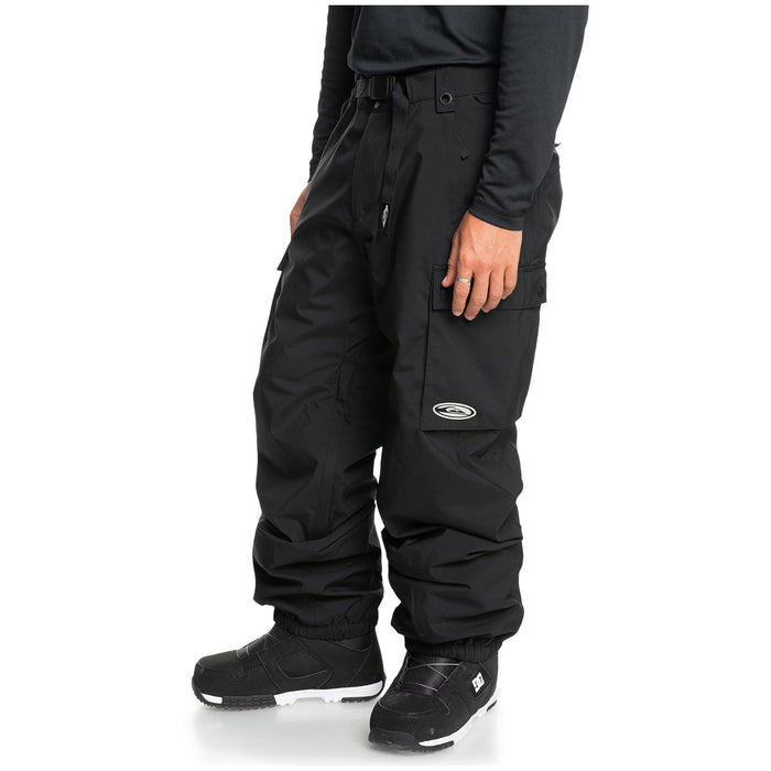 Quiksilver Snow Down Cargo Pants - Men's Black