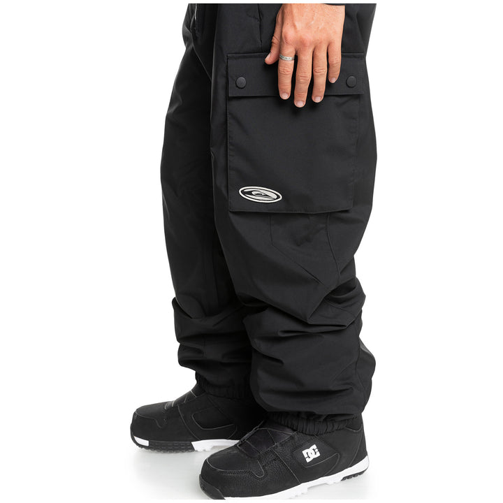Quiksilver Snow Down Cargo Pants - Men's Black