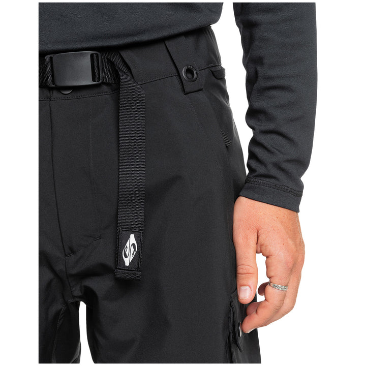 Quiksilver Snow Down Cargo Pants - Men's Black
