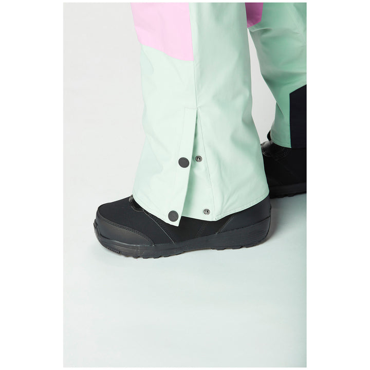 Picture Organic Elwy Bibs - Women's Silt Green Orchid Acid