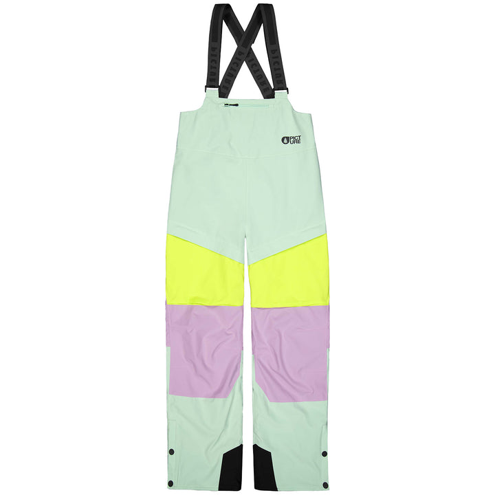 Picture Organic Elwy Bibs - Women's Silt Green Orchid Acid