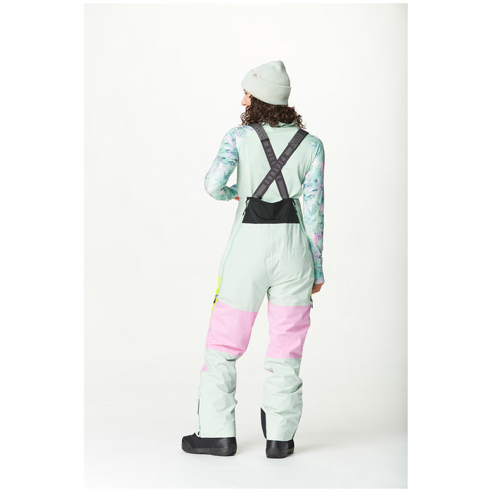 Picture Organic Elwy Bibs - Women's Silt Green Orchid Acid