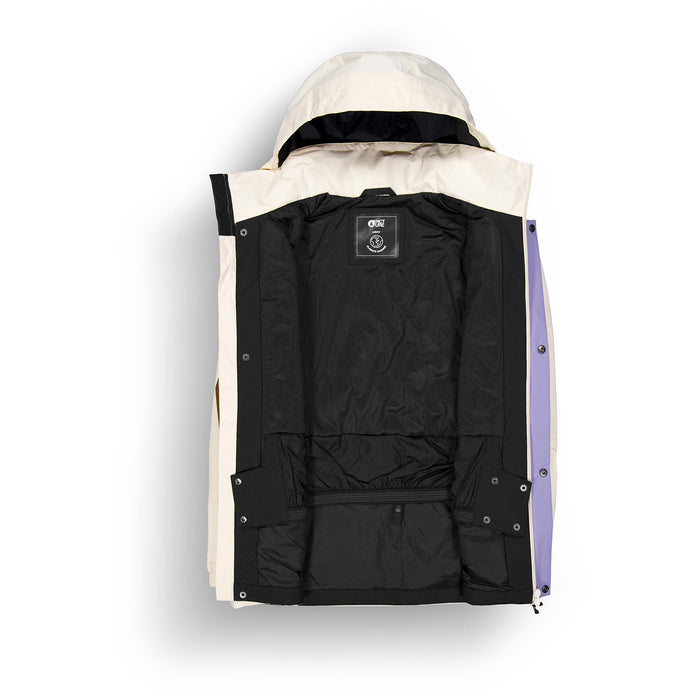 Picture Organic Citrik Jacket - Unisex Black Vanilla Cocoa Brown