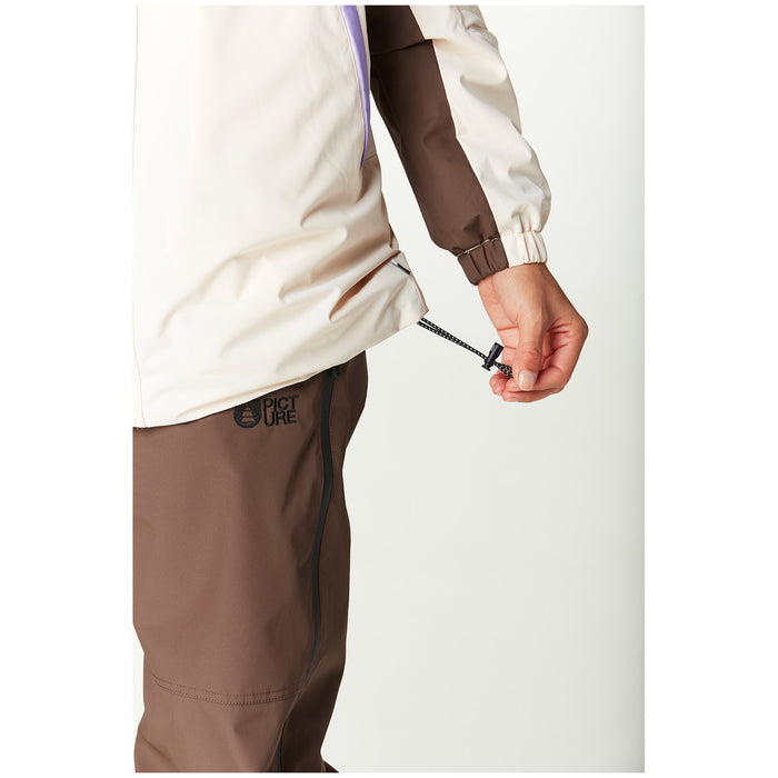 Picture Organic Citrik Jacket - Unisex Black Vanilla Cocoa Brown