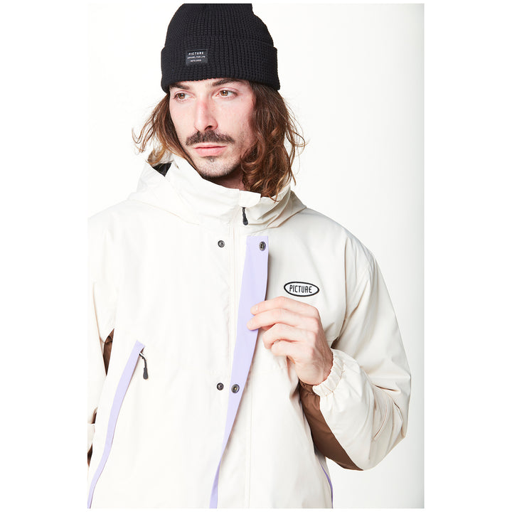 Picture Organic Citrik Jacket - Unisex Black Vanilla Cocoa Brown