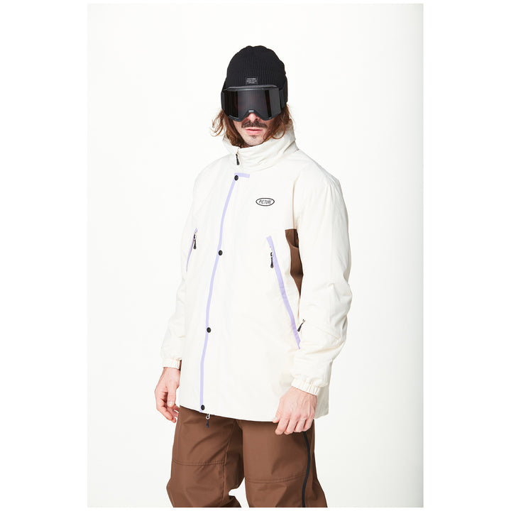 Picture Organic Citrik Jacket - Unisex Black Vanilla Cocoa Brown