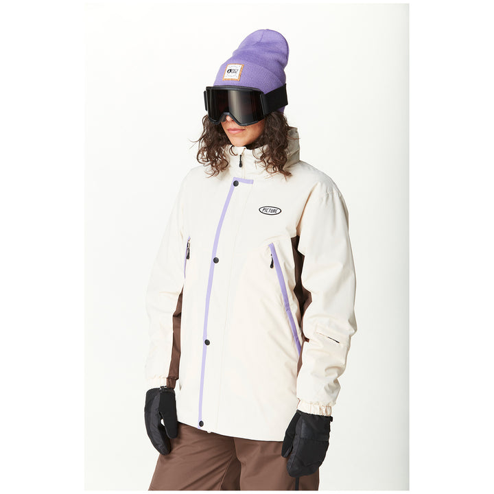 Picture Organic Citrik Jacket - Unisex Black Vanilla Cocoa Brown