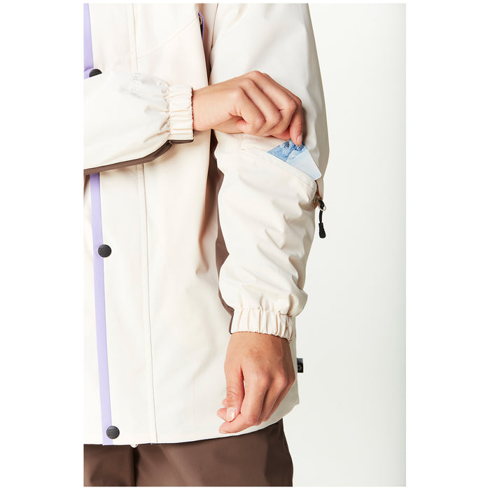 Picture Organic Citrik Jacket - Unisex Black Vanilla Cocoa Brown