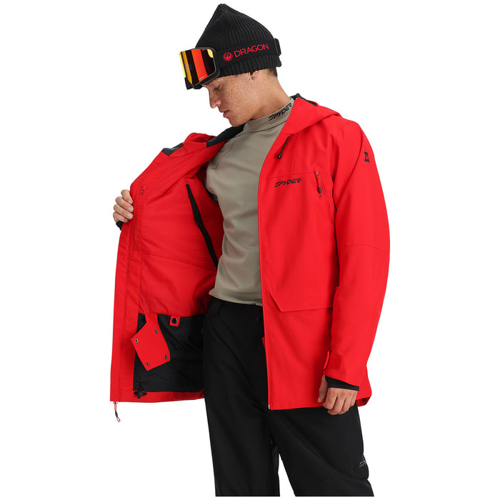 Spyder Field Jacket - Men's Spyder Red