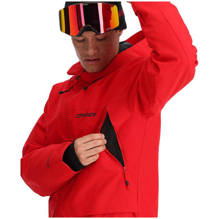 Spyder Field Jacket - Men's Spyder Red