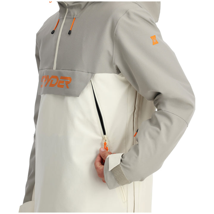 Spyder All Out Anorak Jacket - Men's Concrete