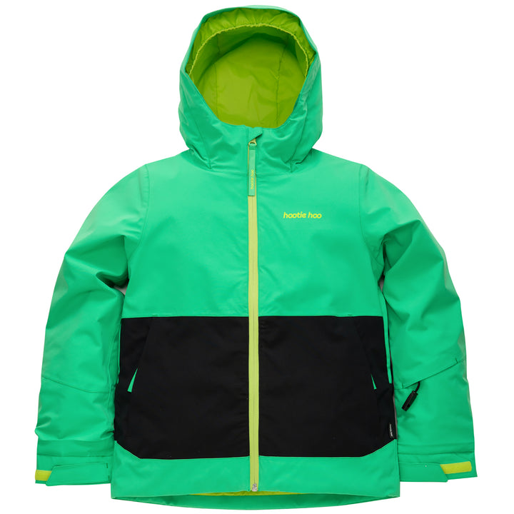 Hootie Hoo Pinnakle Insulated Jacket - Kids' Toucan Green/Raven Black