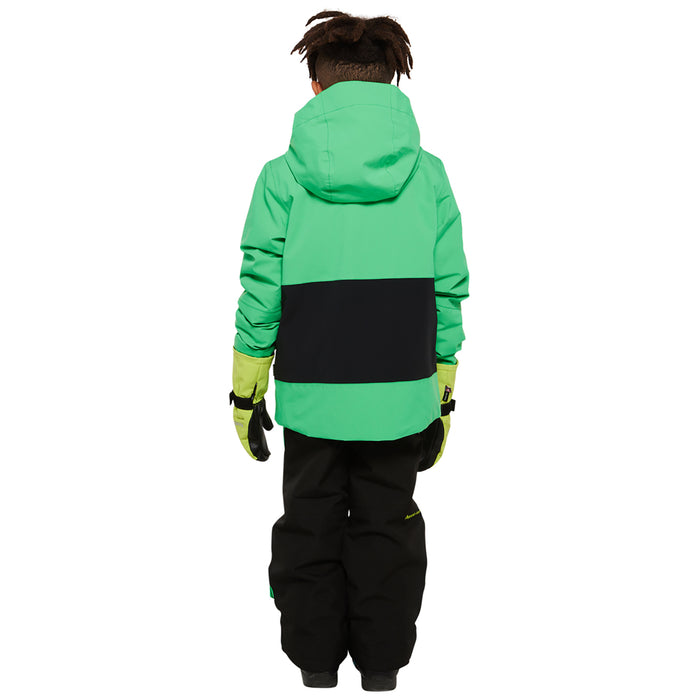 Hootie Hoo Pinnakle Insulated Jacket - Kids' Toucan Green/Raven Black