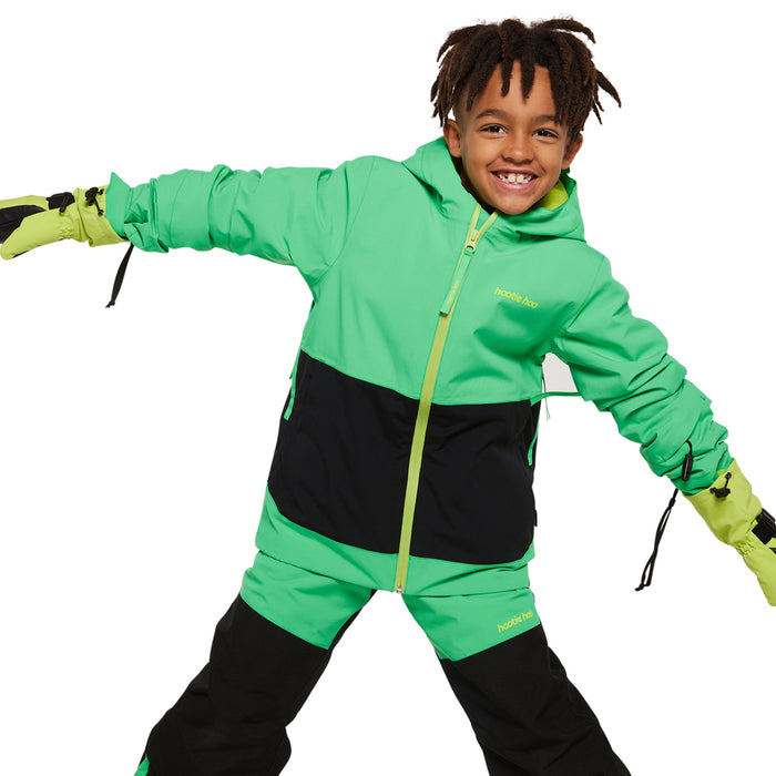 Hootie Hoo Pinnakle Insulated Jacket - Kids' Toucan Green/Raven Black