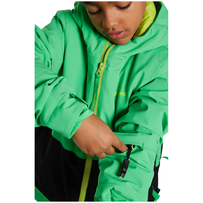 Hootie Hoo Pinnakle Insulated Jacket - Kids' Toucan Green/Raven Black