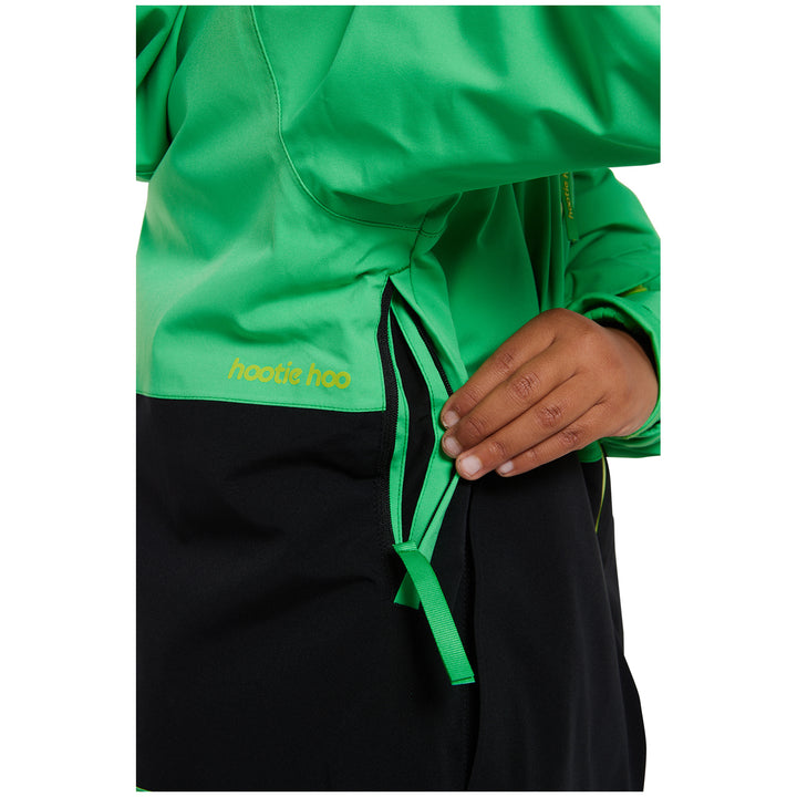Hootie Hoo Pinnakle Insulated Jacket - Kids' Toucan Green/Raven Black