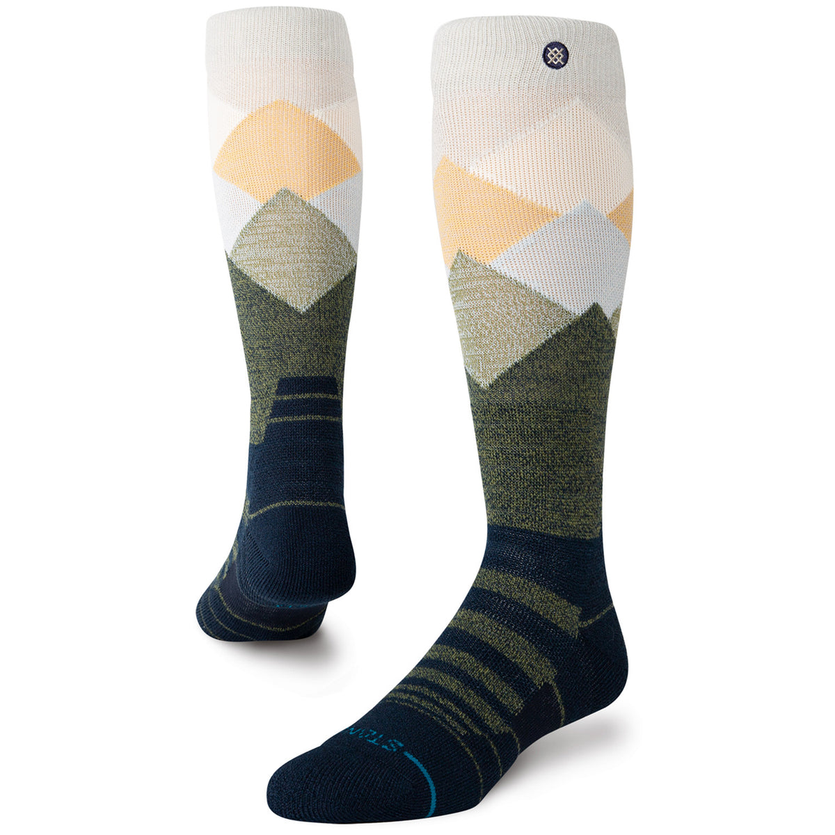 Stance Misty Mid Wool Snow Socks Navy