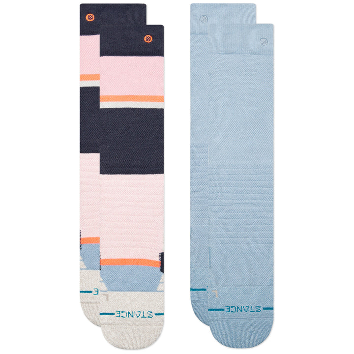 Stance Powdered Snow Socks 2-Pack - Kids' Pink Fade