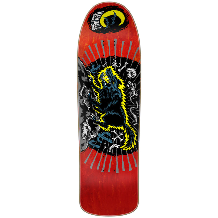 Santa Cruz Skateboards Kendall Wolf Reissue 9.28 Skateboard Deck