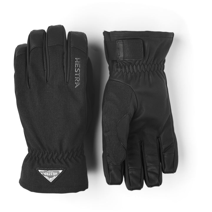 Hestra Powder Short Gloves Black