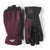 Hestra Powder Short Gloves Bordeaux