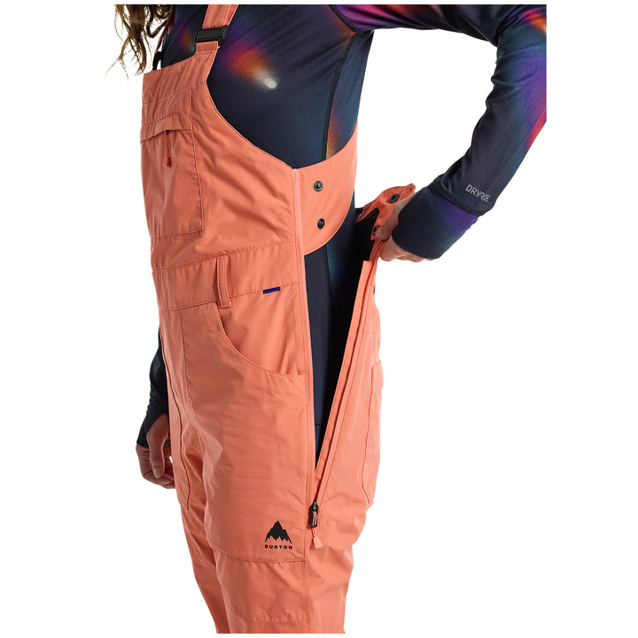 Burton Avalon GORE-TEX Bibs - Women's Peach Echo