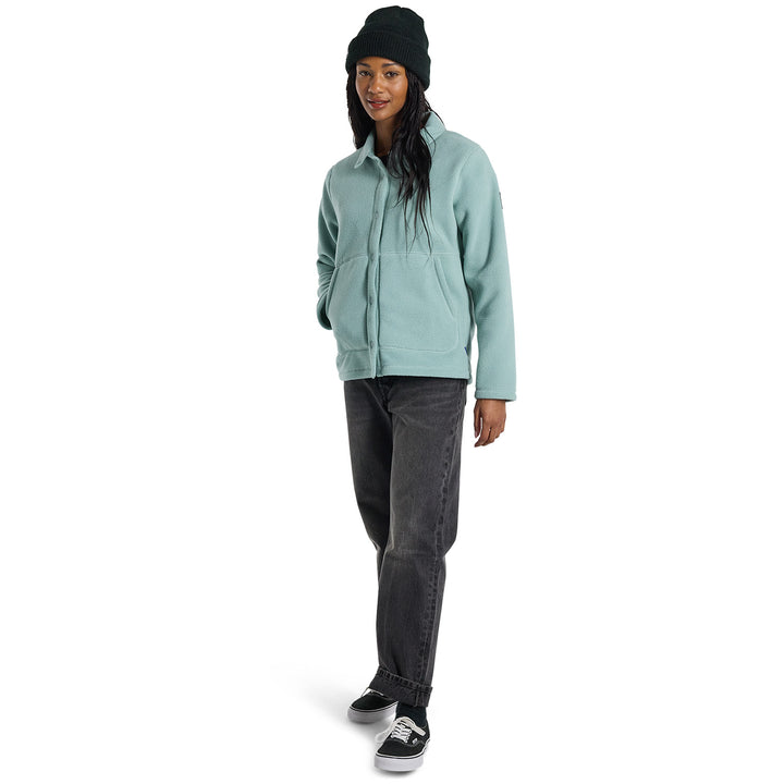 Burton Cinder Fleece Snap Shirt - Women's Petrol Green
