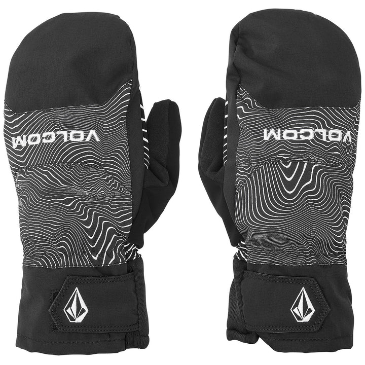 Volcom V. CO Nyle Mittens Black Print