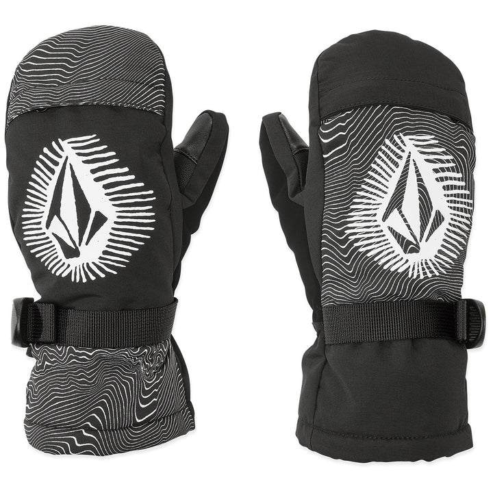 Volcom Day Saver Mittens - Kids' Black Print