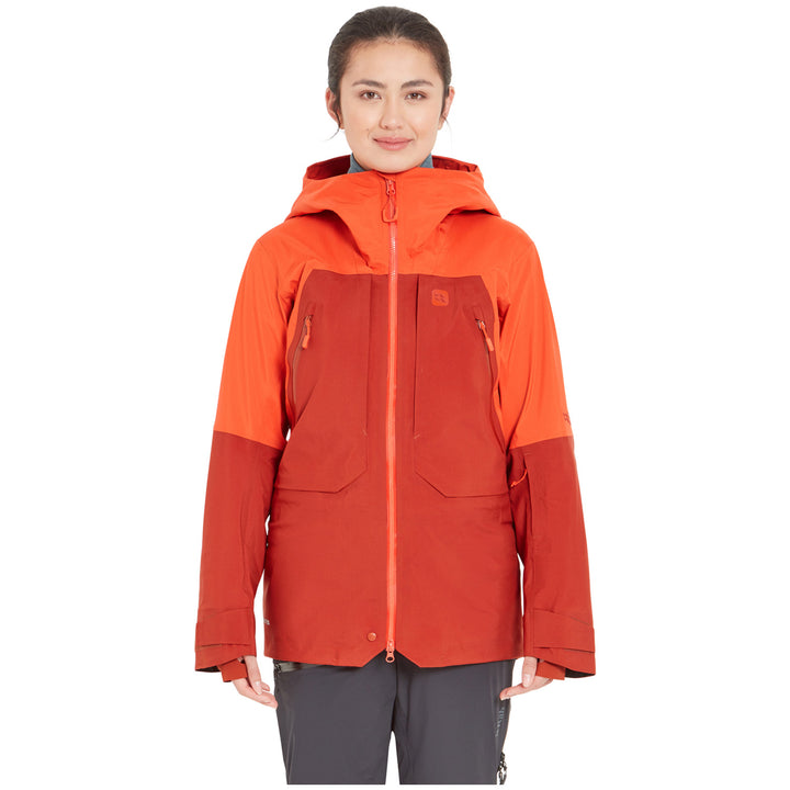 Rab® Khroma Converge Jacket - Women's Red Grapefruit/Tuscan Red