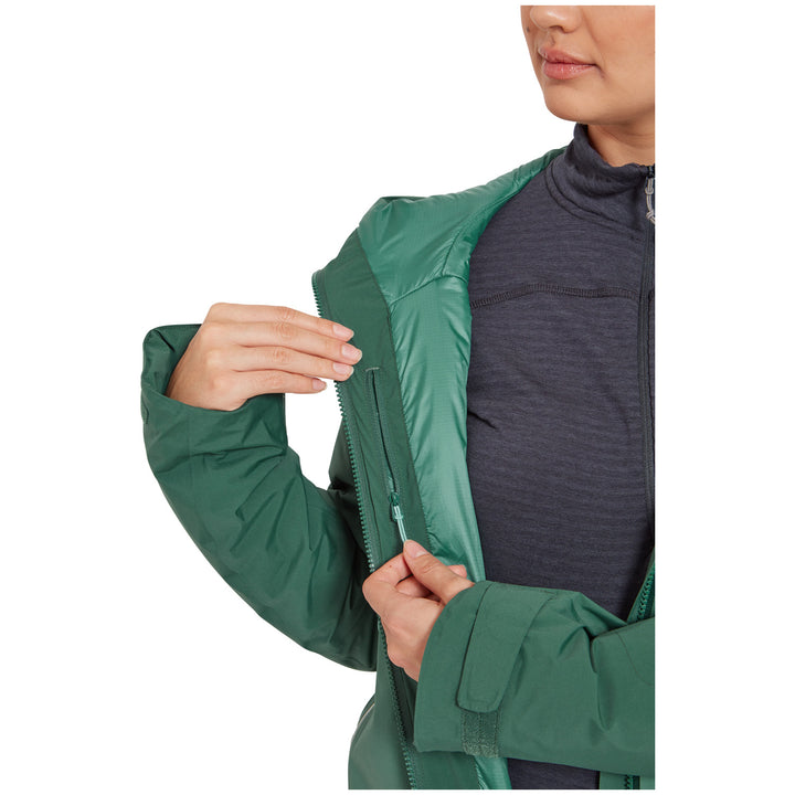 Rab® Khroma Diffract Jacket - Women's Green Slate/Eucalyptus