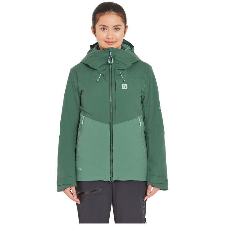 Rab® Khroma Diffract Jacket - Women's Green Slate/Eucalyptus