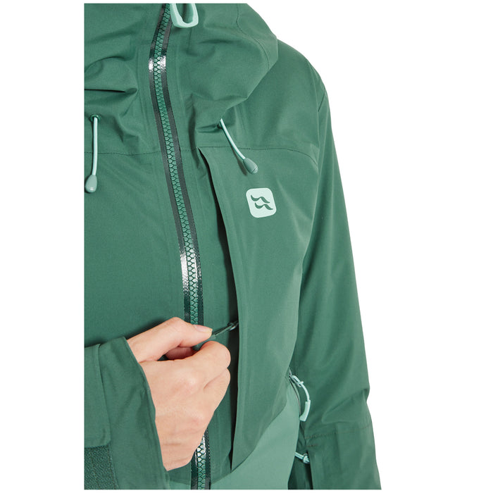 Rab® Khroma Diffract Jacket - Women's Green Slate/Eucalyptus